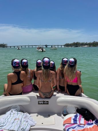 Private Boat Charters Bradenton, Anna Maria Island Florida. Bachelorette Party in the bay