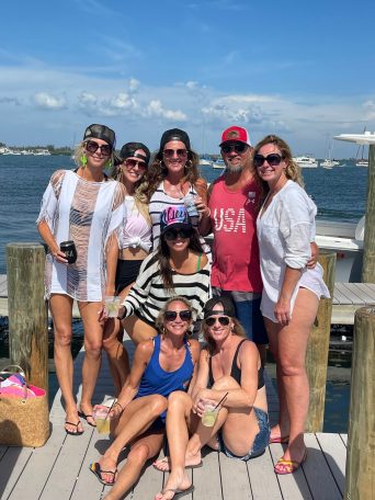 a group of people posing for the camera